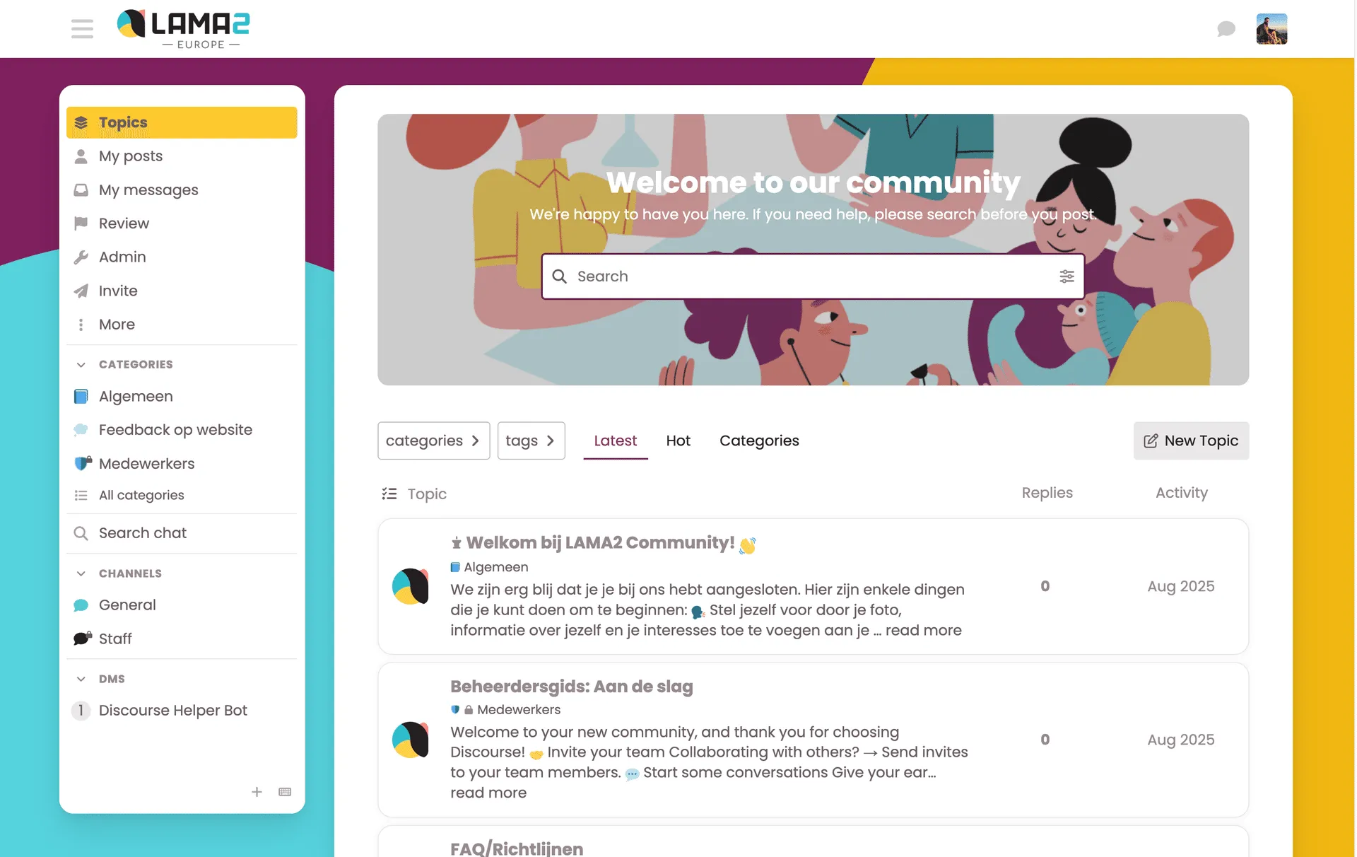 LAMA2 Community Forum