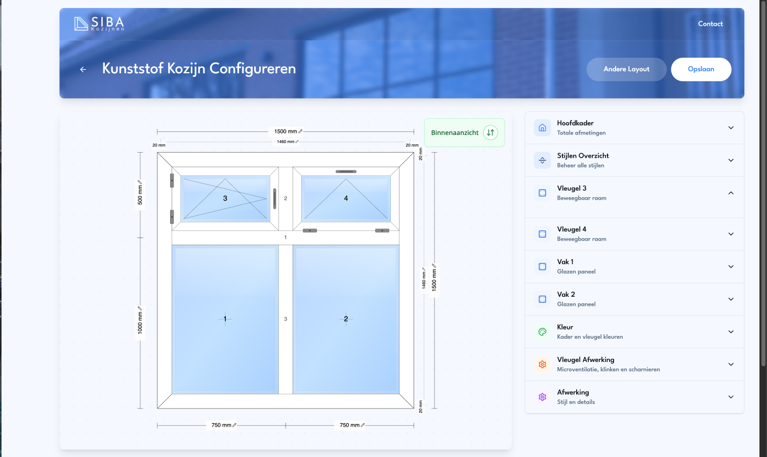 Kozijnen Configurator
